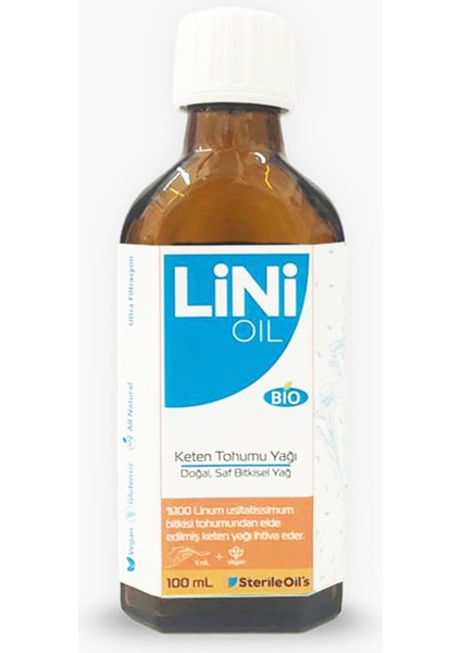 LİNİ Oil / KETEN TOHUMU Yağı 100 ml