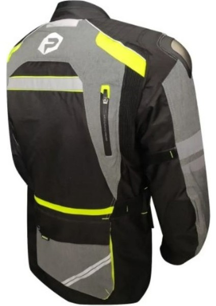 Motosiklet Montu Long 4 Mevsim Full Korumalı Maxdura 600-D Dayanıklı Kumaş Touring Motor Mont Yellow ANL2202 fiyatları