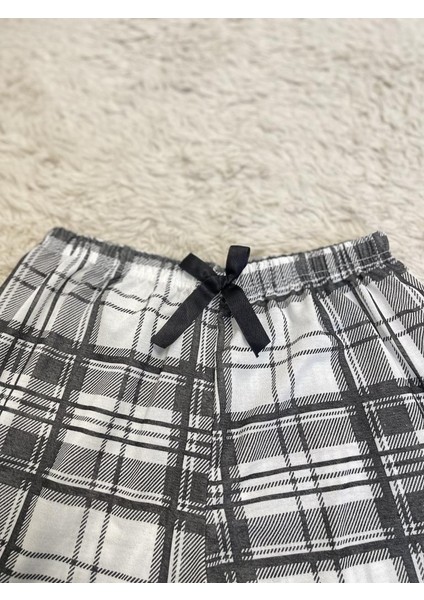 Pamuk Kadın Yüksek Bel Dört Mevsim Şort Pijama Pembe Panda modelleri