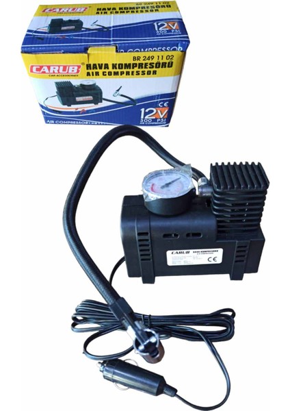Carub 12 Volt Hava Kompresörü 300 Psı