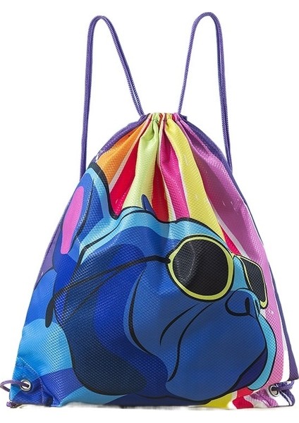 Çocuk Su Geçirmez Yüzme Çantası Kuru ve Islak Ayırma Yıkama Çantası Büyük Kapasiteli Sırt Çantası Saklama Çantası Plaj Işın Ağız Seyahat Çantası (Yurt Dışından)