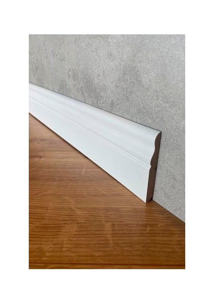 Lake Beyaz Eko-B Model 8 cm Pvc Süpürgelik