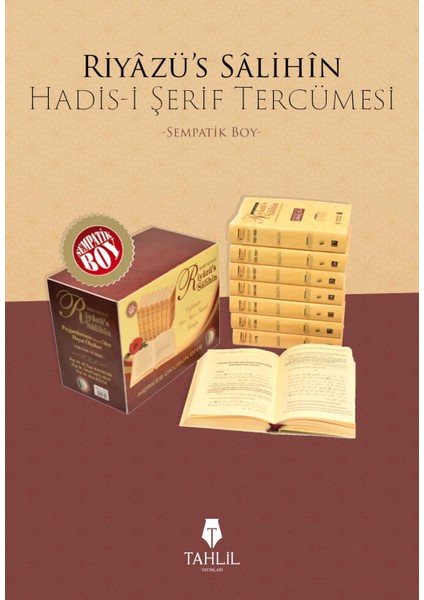 Riyazüs Salihin Hadis I Şerif Tercümesi Sempatik Cep Boy 8 Cilt
