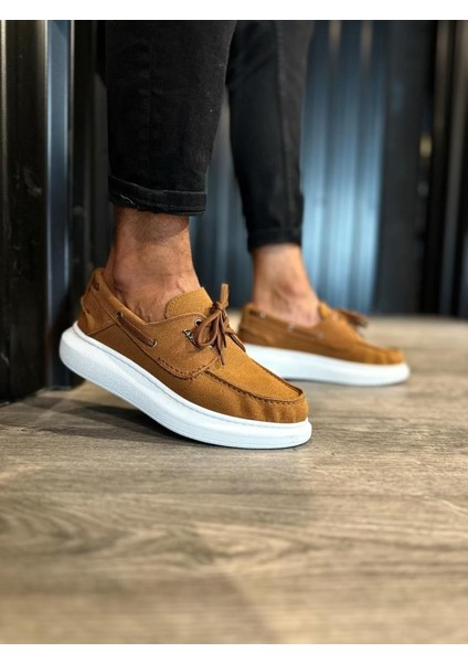 Knack Yüksek Taban Mevsimlik Süet Ayakkabı 009 Taba fiyatları