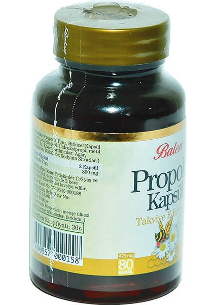 Propolis 80 Kapsül