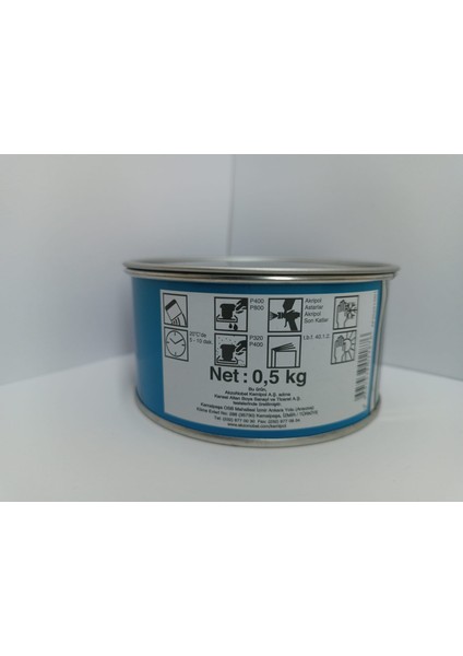 Kemipol Akripol 1k Yoklama Macunu 0,5 kg (Pembe)