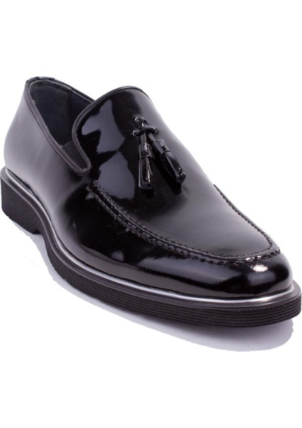 DMA08- 024 Siyah Rugan Günlük Erkek Deri Ayakkabı