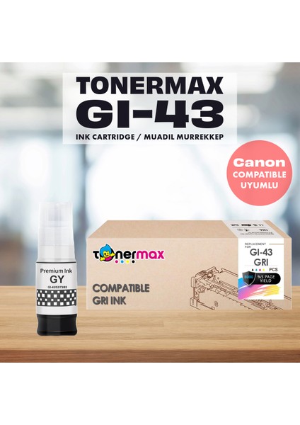Canon Gı-43 Muadil Mürekkep Set / Pixma G540 / G640 fırsatları