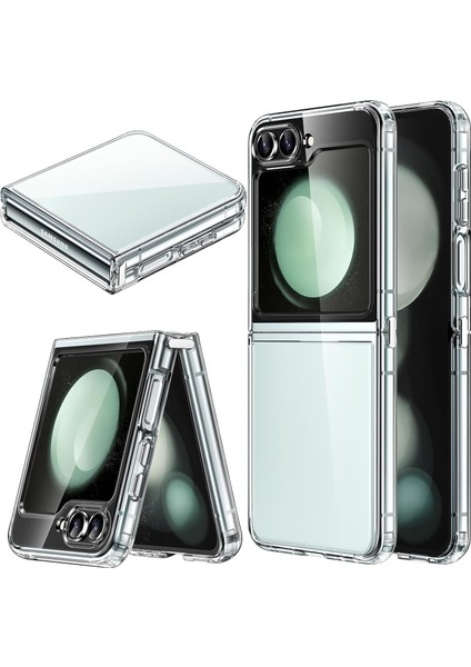 Galaxy Z Flip 5 Çift Parça Transparan Kapak Kılıf