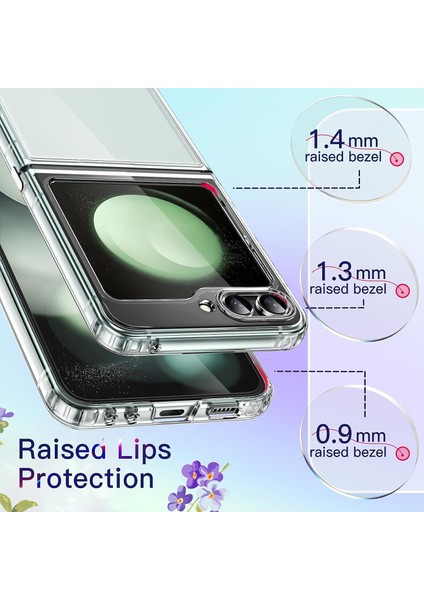 Galaxy Z Flip 5 Çift Parça Transparan Kapak Kılıf
