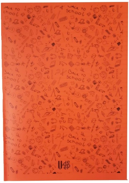 80 Yaprak Kareli Defter Plastik Kapak A-4 1 Adet Pp Kapak Büyük Boy Kareli Defter 80 Sayfa A4 Desenli Kapak