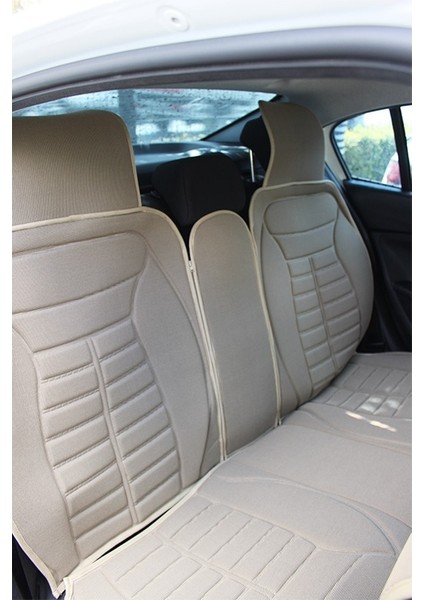 Fresh Start ford Mondeo Eski Uyumlu Lüx Oto Koltuk Minderi Ön Arka 5'li Set Star Five Serisi Bej indirimleri