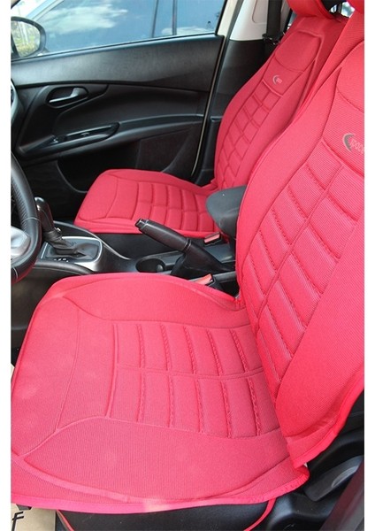 Fresh Start honda Civic Uyumlu Lüx Oto Koltuk Minderi Ön Arka 5'li Set Star Five Serisi Kırmızı fırsatları