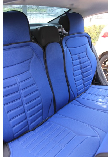 Fresh Start Subaru Forester Yeni Uyumlu Lüx Oto Koltuk Minderi Ön Arka 5'li Set Star Five Serisi Mavi modelleri