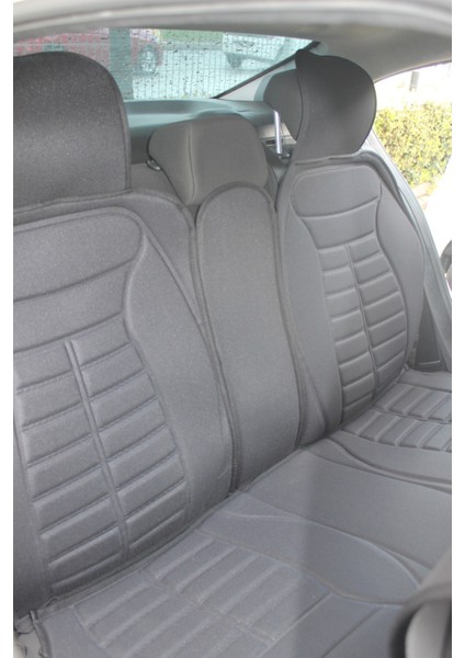 Fresh Start renault Clio 2 Hb Uyumlu Lüx Oto Koltuk Minderi Ön Arka 5'li Set Star Five Serisi Siyah fırsatları