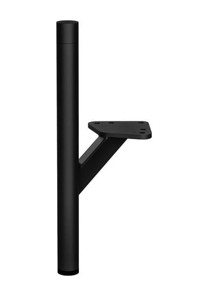 Lungo Mobilya Ayağı, Mat Siyah 140 mm