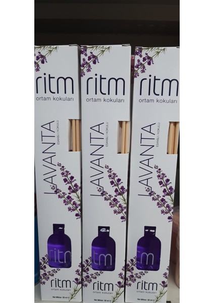 Rtim Bambu Oda Kokusu 50 ml 3 Lü Lavanta