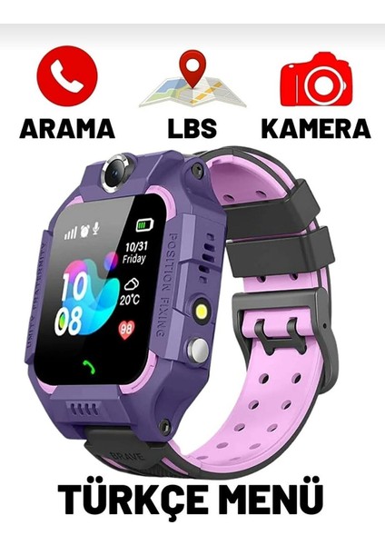 Herşey Fırsat Çocuk ve Yetişkin Sim Kartlı Özellikli Kameralı Gps Konum Arama Yapan- Smart Kids Watch