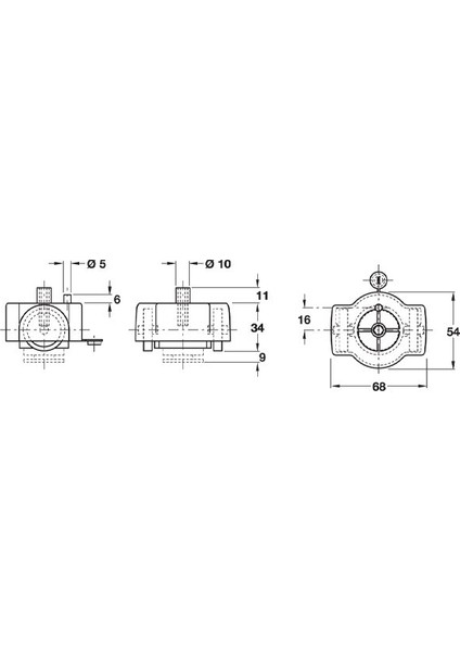 Rolly Frensiz Tekerlekli Baza Ayağı, Siyah Renk fiyatları