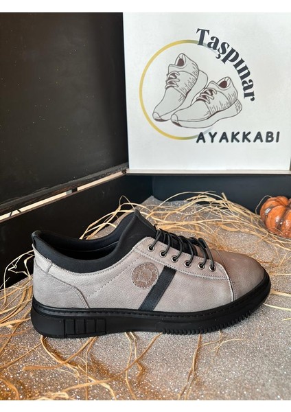H. Özel %100 Hakiki Deri Erkek Kışlık Rahat Kauçuk Kaymaz Taban Ortopedik Günlük Sneaker Ayakkabı 40-44 fiyatları