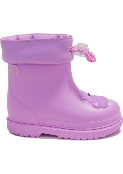 W10214 Bimbi Hipo Leylak Ortopedik Kız Çocuk Yağmur Çizme