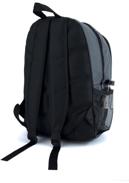 3 Bölmeli Okul Sırt Çantası Gri 2450