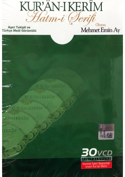 Kur'an-I Kerim Hatm-I Şerifi 30 VCD fiyatları