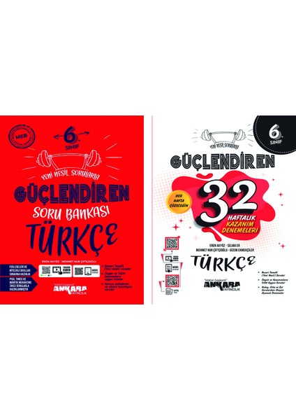 6.Sınıf Türkçe Güçlendiren Soru Bankası 32 Haftalık Güçlendiren Kazanım Denemesi