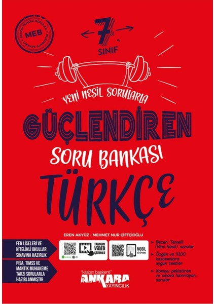 7.Sınıf Güçlendiren Türkçe + Fen Bilimleri Soru Bankası Seti