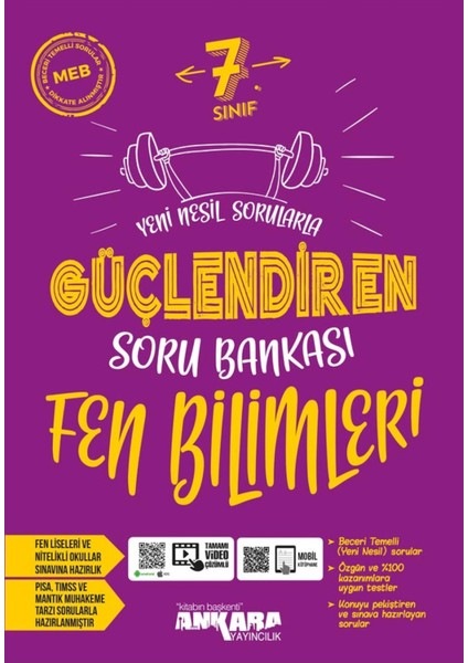 7.Sınıf Güçlendiren Türkçe + Fen Bilimleri Soru Bankası Seti