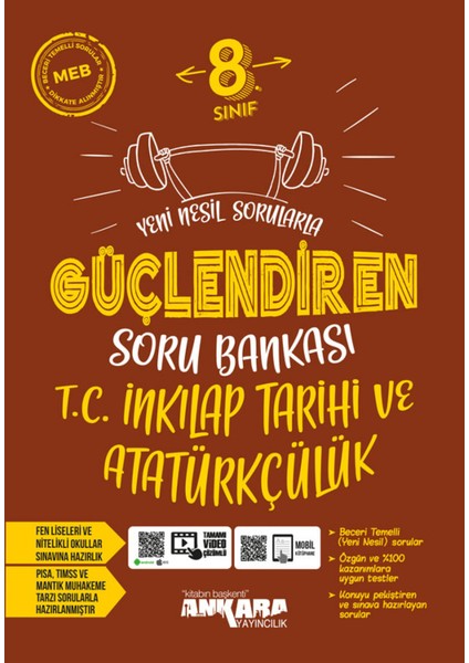 8.Sınıf Inkılap Tarihi Güçlendiren Soru Bankası 32 Haftalık Güçlendiren Kazanım Denemesi