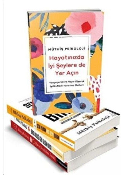 Müthiş Psikoloji 3 Kitap Set Defter Hediyeli (Mstzn)
