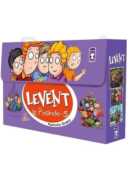 Levent Iz Peşinde 5 Set (5 Kitap) (Mstzn)