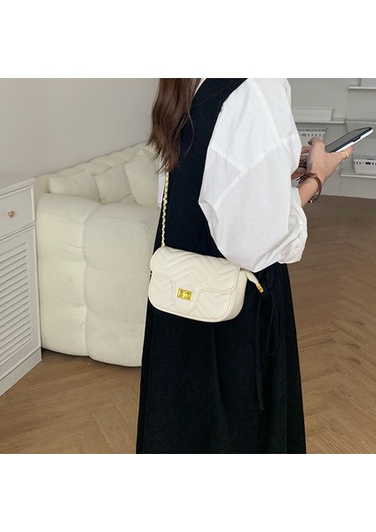 Tüm Maç Ins Askılı Çanta Kadın Yaz Yeni Moda Elmas Zincir Çanta Küçük Kare Çanta Omuzdan Askili Çanta (Yurt Dışından)