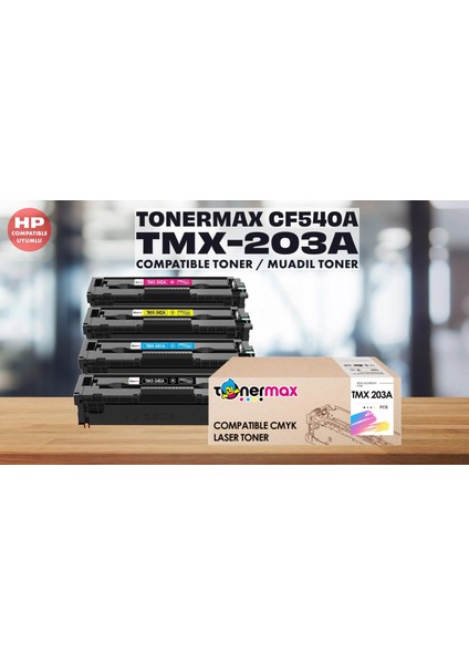 Hp 203A CF540A / Hp Color Laserjet M280NW Muadil Toner Takım fiyatları