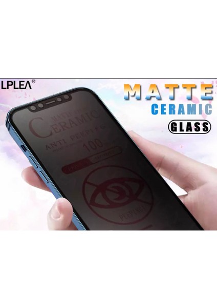 Blue Spectrum IPHONE 12 Pro Max Mat Hayalet Ekran Koruyucu Siyah