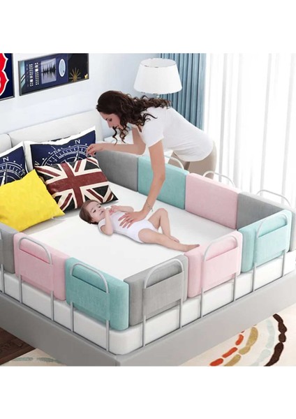 100 cm Serenty Plus Yatak Bariyeri Bebek ve Çocuk Korkuluğu Güvenlik Bariyeri