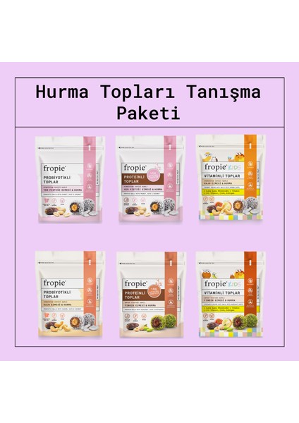 Hurma Topları Tanışma Seti 480 gr