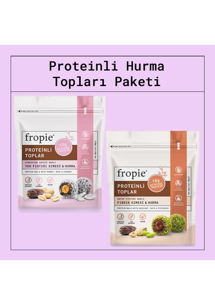 Proteinli Meyve Topları - 80 gr x 2 Çeşit