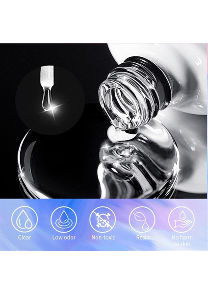 10 Ml Şeffaf Renk Watercolor (Suluboya) Efekt Tırnak Jeli (56002) indirimleri