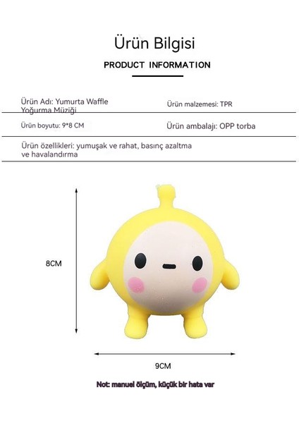 Yumurta Partisi Büyük Stres Giderici Oyuncak El Tutam Havalandırma Bebek (Yurt Dışından)