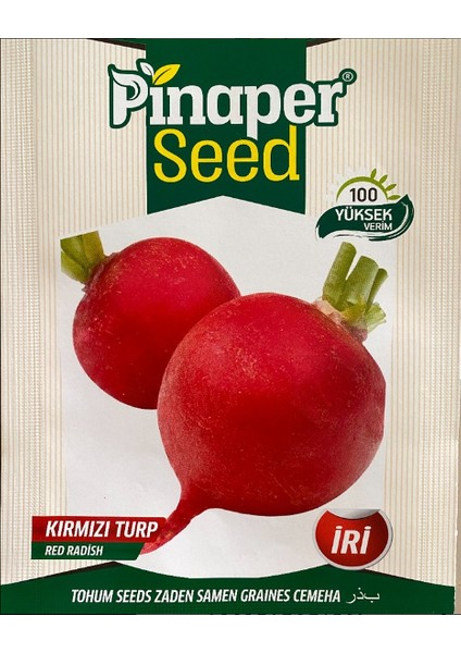 Pinaper Seed Kırmızı Turp - Iri - 10GR