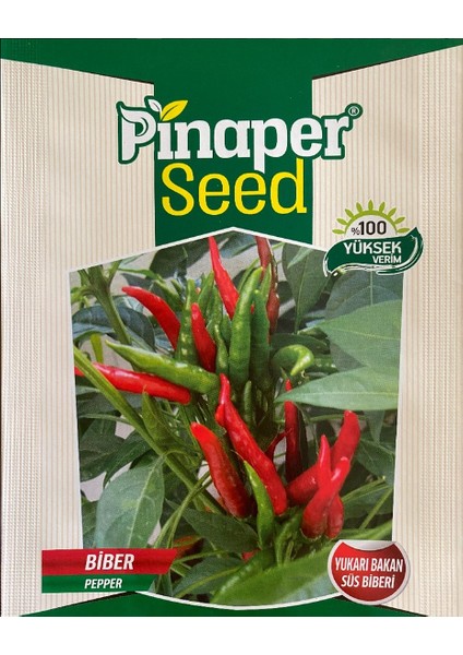 Pinaper Seed Biber -Yukarı Bakan Süs Biber - 10GR