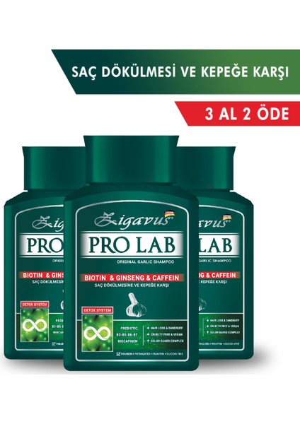 Pro Lab Garlic Şampuan 300 ml | 3 Al 2 Öde