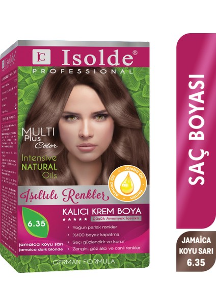Isolde Saç Boyası Jamaica Koyu Sarı 6.35