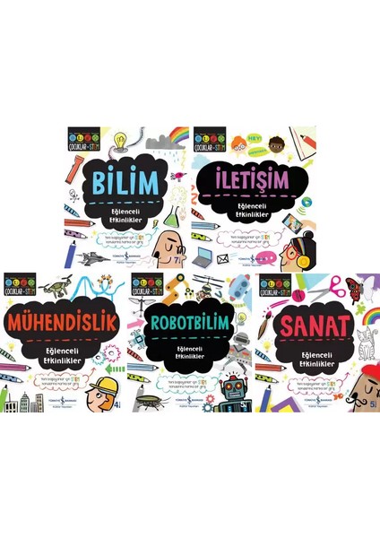 Eğlenceli Etkinlikler Stem 5 Kitap Set-1 -