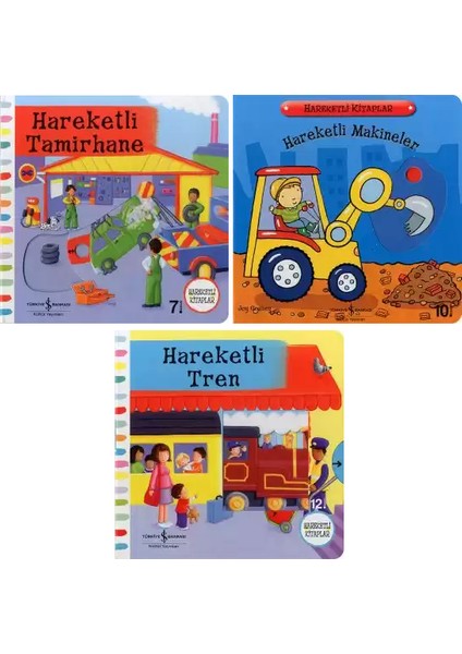 Hareketli Tamirhane + Hareketli Makineler + Hareketli Tren 3'lü Set -