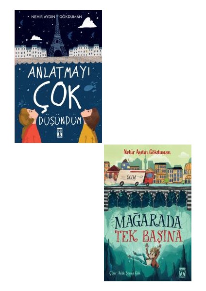 Nehir Aydın Gökduman 2 Kitap Set / Anlatmayı Çok Düşündüm - Mağarada Tek Başına - Nehir Aydın Gökduman