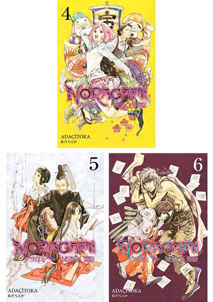 Noragami 4-5-6. Ciltler Manga Seti - Adachitoka