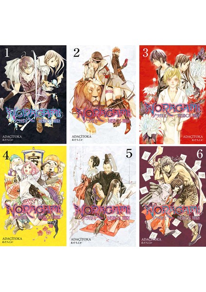Noragami 1-2-3-4-5-6. Ciltler Manga Seti - Adachitoka